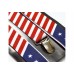 Bretele dama, model American Flag 